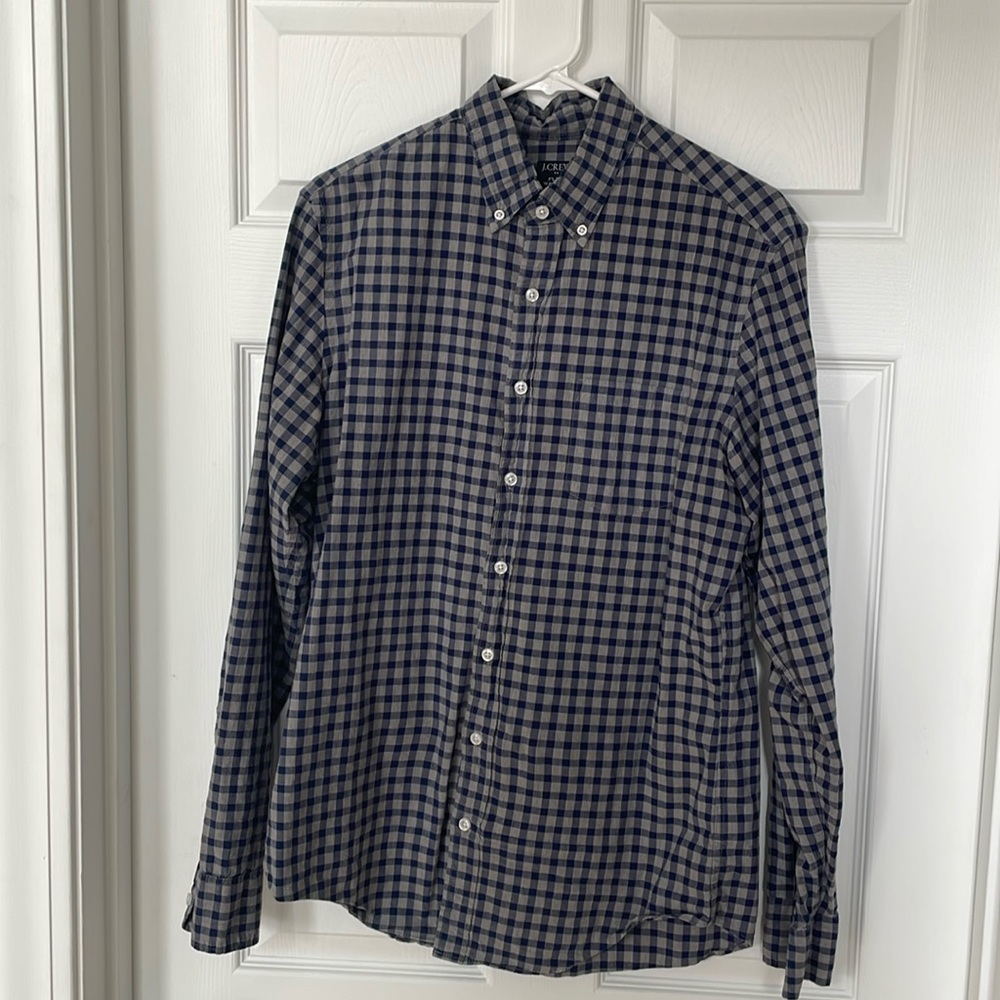 NWOT JCrew men’s long sleeve casual button down